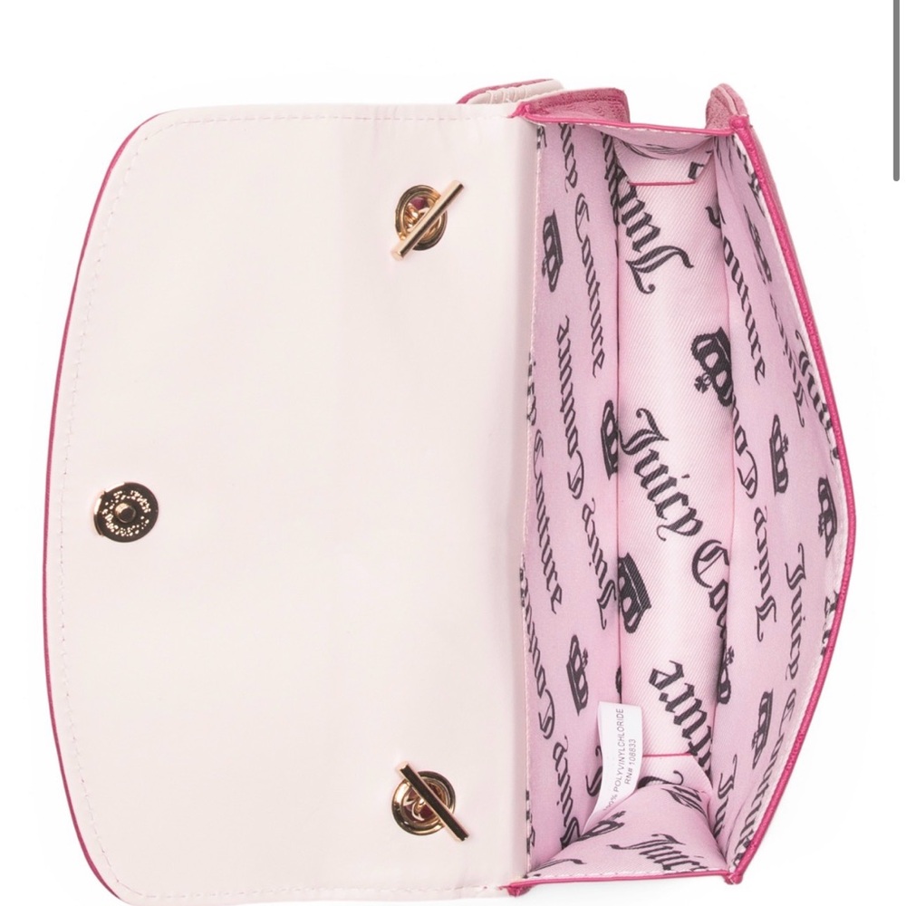JUICY COUTURE
charm crossbody with pull out card case pouch NIB - Picture 4 of 5